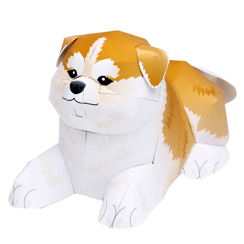 Art Craft Cardboard - Akita Shiba Inu Katlanır El Yapımı