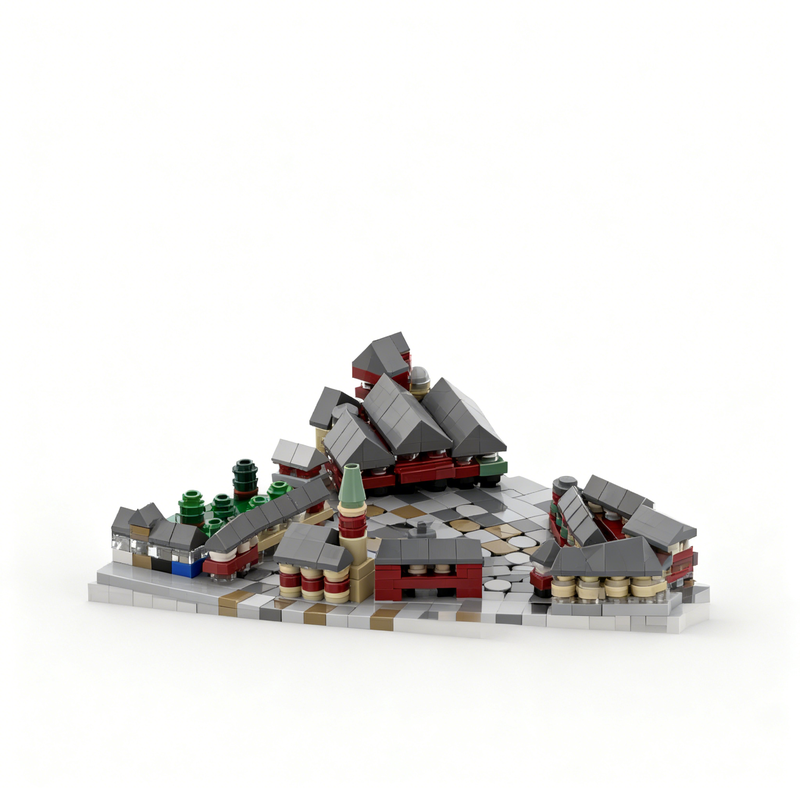 Art Craft Ideas For Christmas - 440 adet MOC Mimarisi Römerberg Model