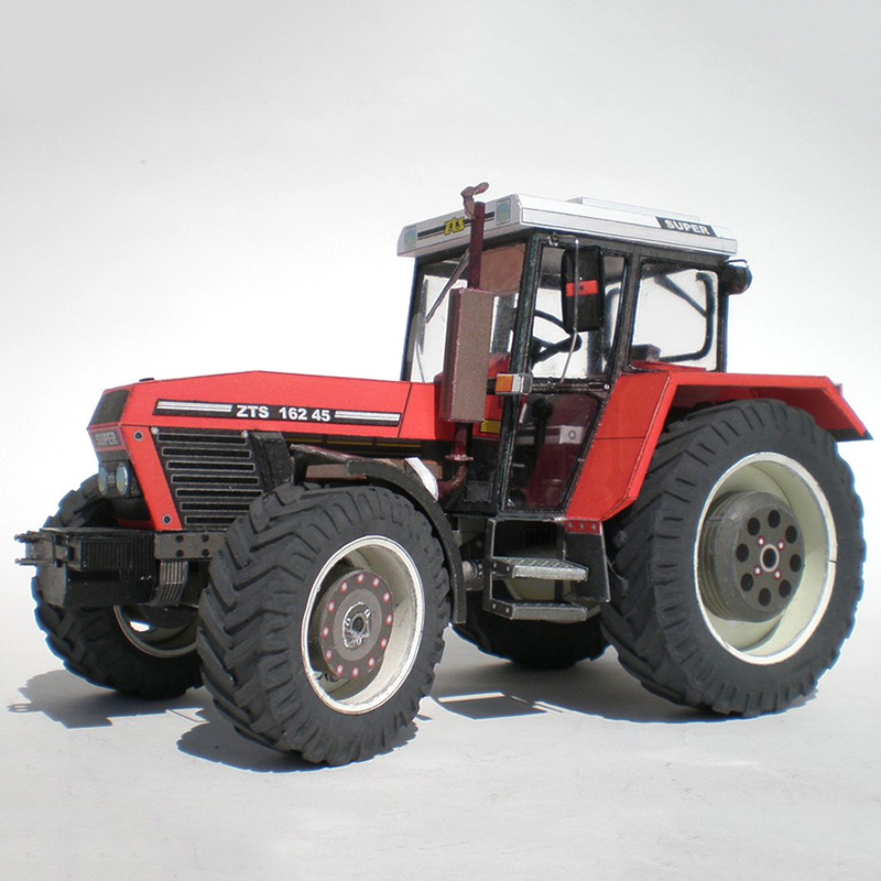 Art Craft Cardboard - Zetor 162 45 traktör 1:32 çek