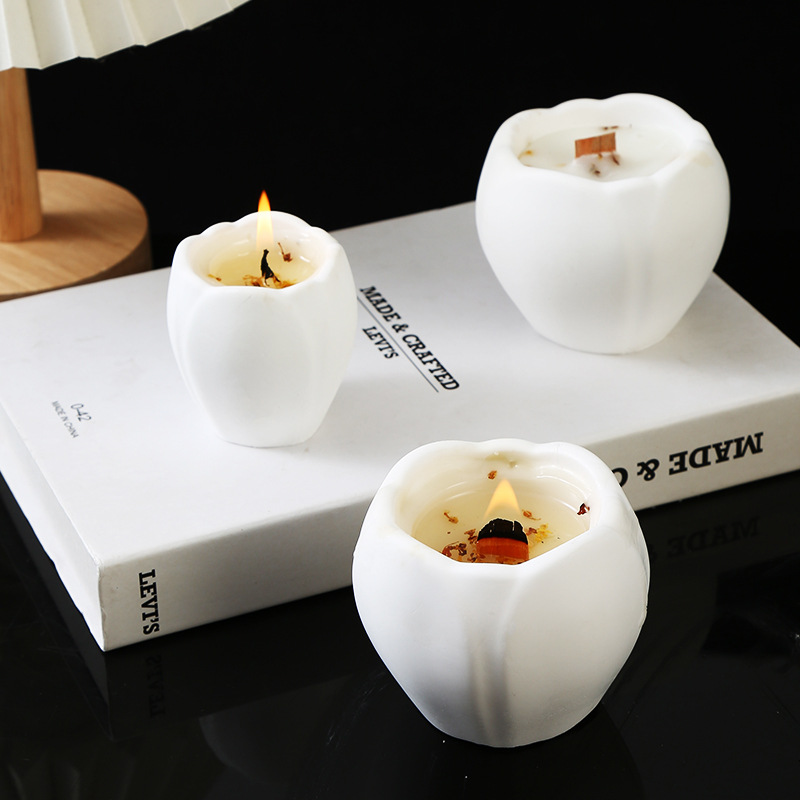 Soy Candle Fragrance Oil - Ev Dekorasyonu için Aromaterapi Mum, Lale