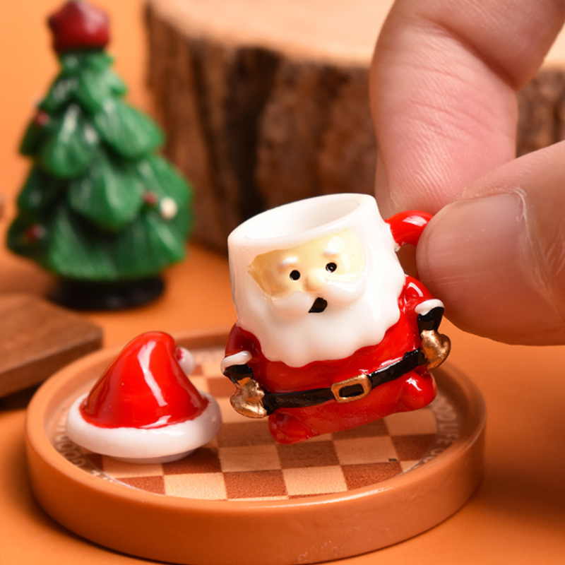 Art Craft Activity - Mini Noel Baba Çay Fincanı Süsü