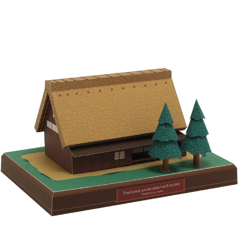 Art Craft Cardboard - Japonya Yazlık Gasshozukuri Mini 3D Kağıt