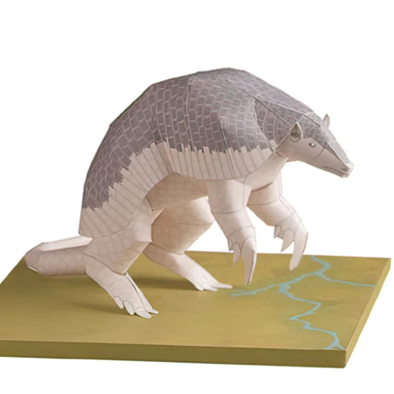 Art Craft Cardboard - Dev Armadillo Origami Sanat Mini 3D