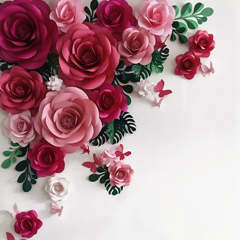 DIY Yapay Büyük Kağıt Gül Çiçe - Art And Craft For Nursery incelemesi ve fiyatı