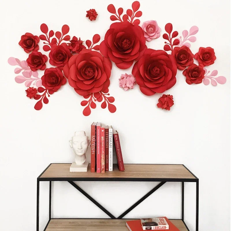 DIY Yapay Büyük Kağıt Gül Çiçe - Art And Craft For Nursery incelemesi ve fiyatı