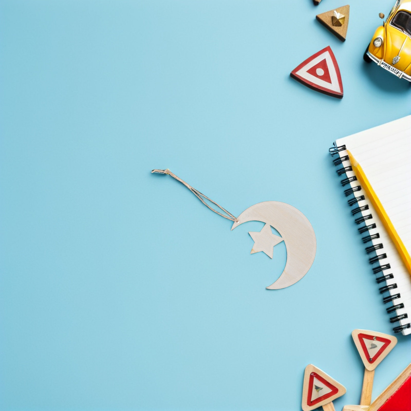 40 adet ahşap ay yıldız kesikl - Art And Craft For Nursery incelemesi ve fiyatı