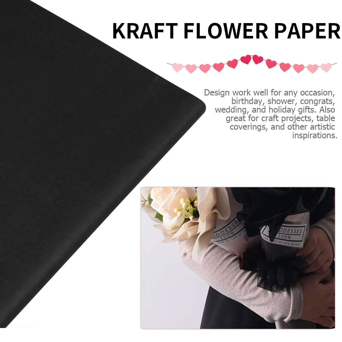 20 Adet Premium Siyah Kraft Am - Art Craft Table incelemesi ve fiyatı