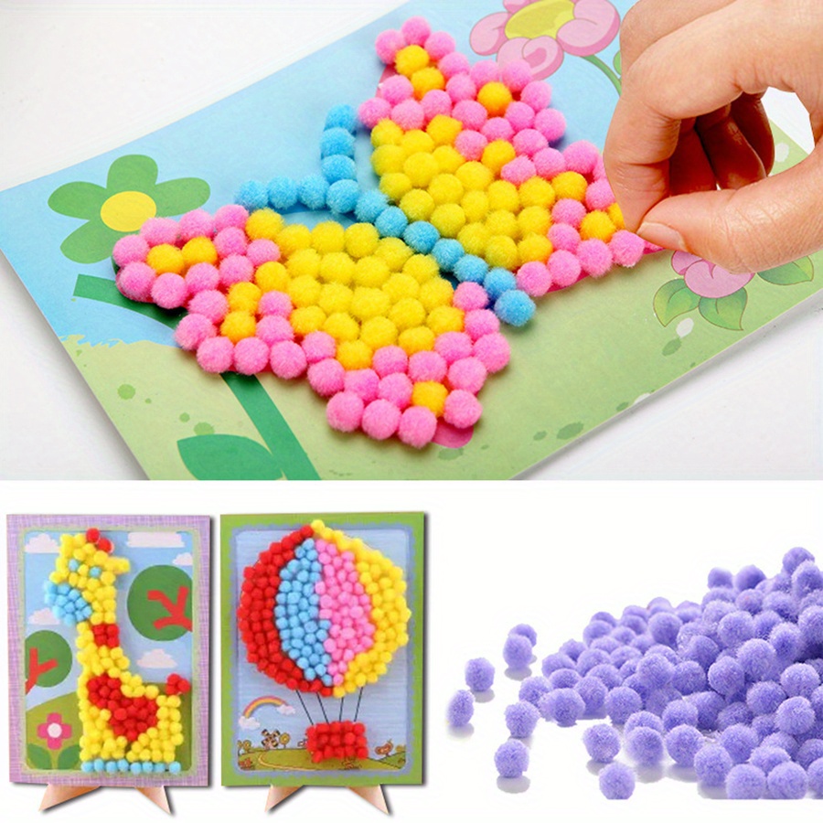 2 adet 16x21 cm Renkli Pom-Pom - Art Craft Handmade incelemesi ve fiyatı