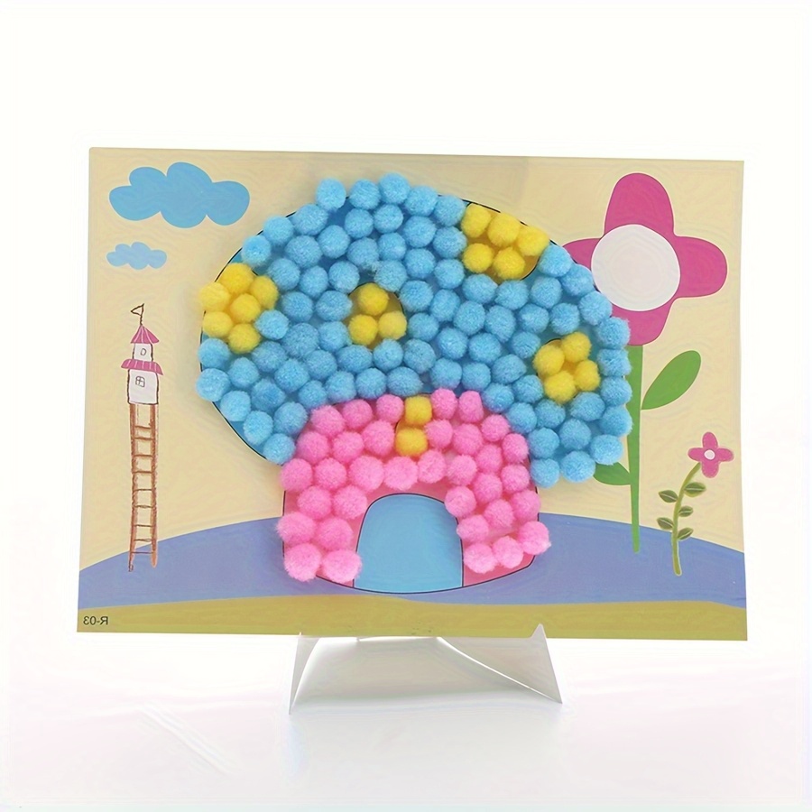 2 adet 16x21 cm Renkli Pom-Pom - Art Craft Handmade incelemesi ve fiyatı