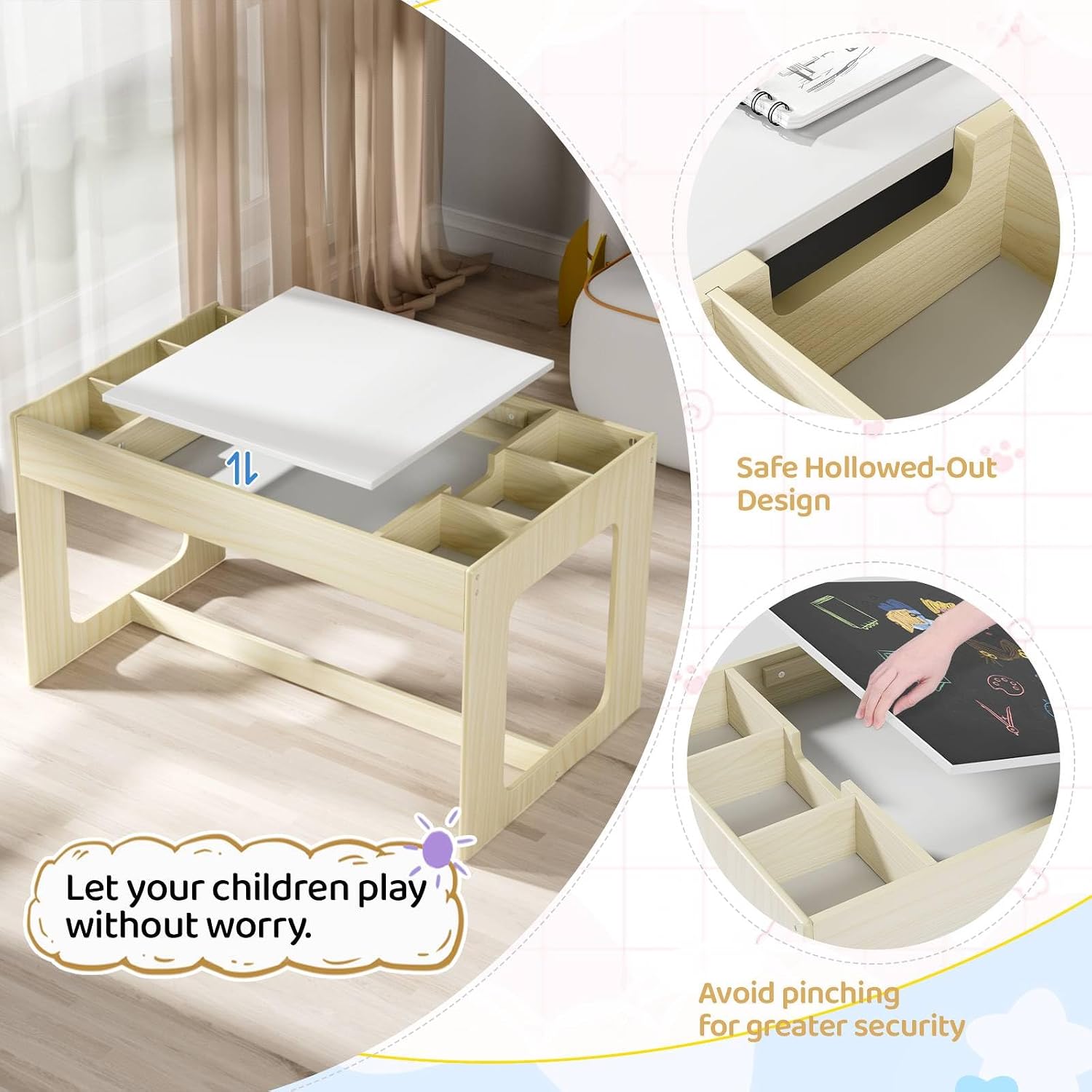 3'ü 1 Arada Çocuk Sanat Masası - Art And Craft For Nursery incelemesi ve fiyatı
