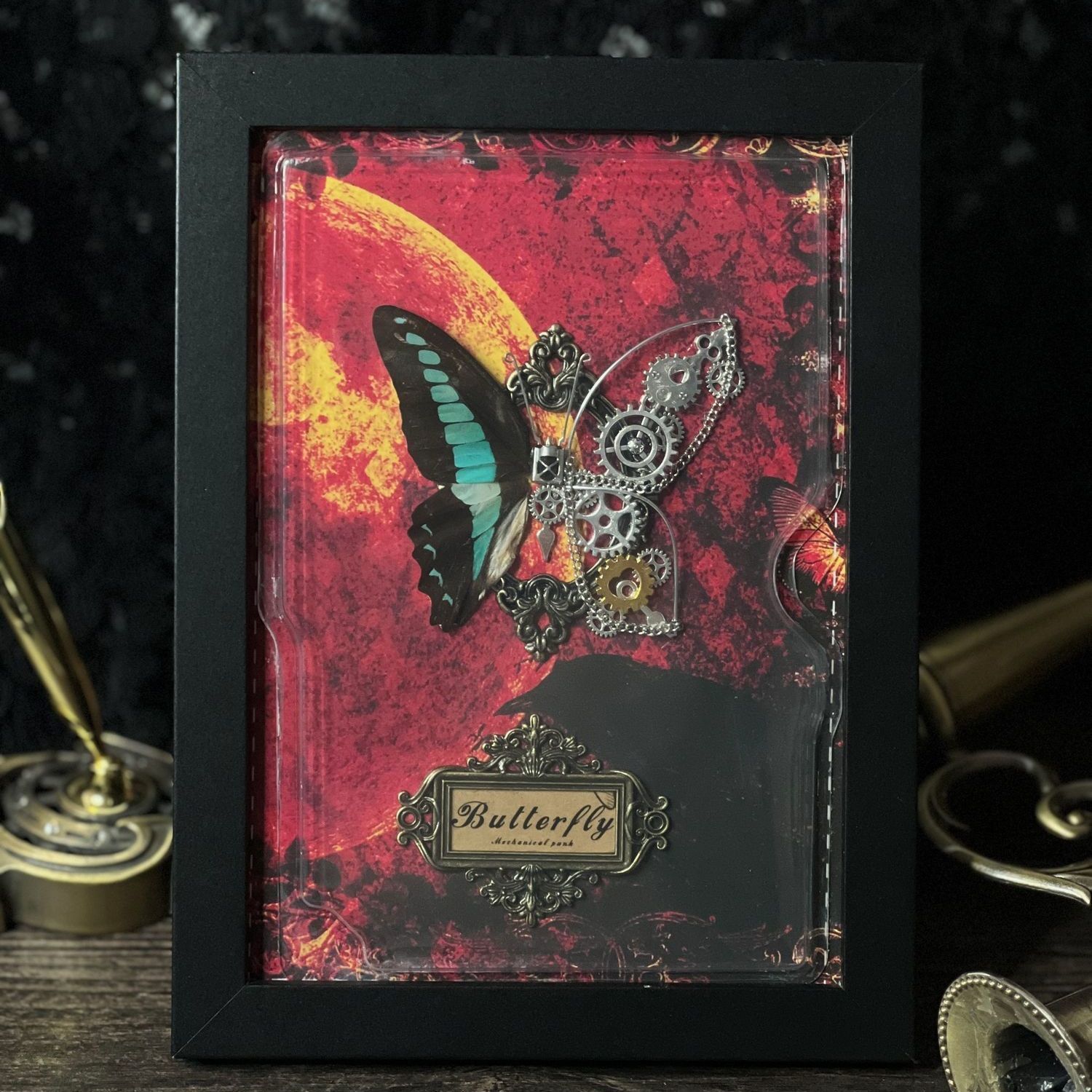 Steampunk Kelebek Çerçevesi DI - Art Craft Handmade incelemesi ve fiyatı