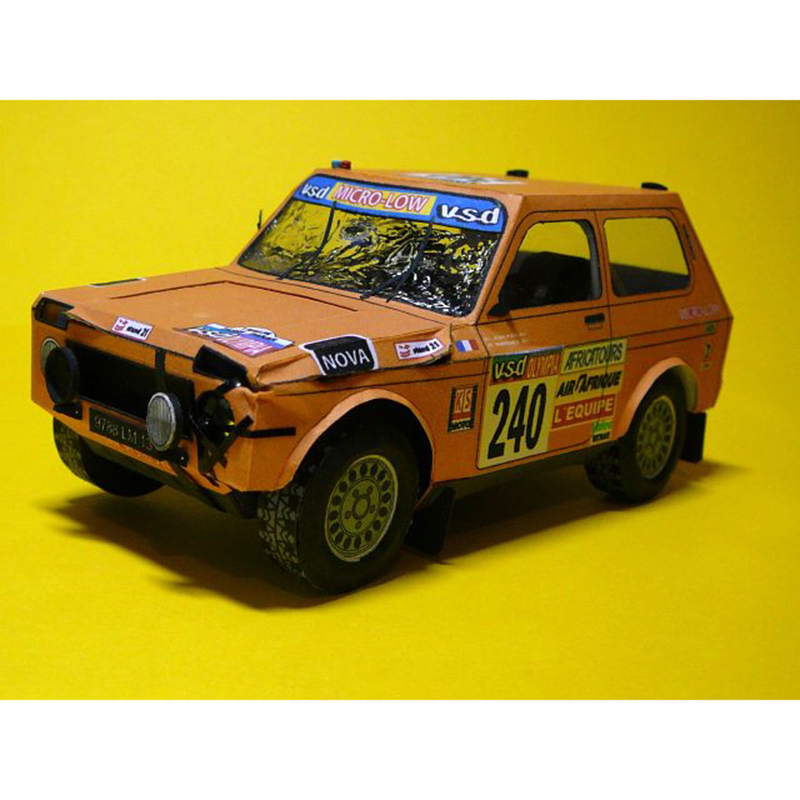 LADA NIVA 1985 1:32 Dakar rall - Art Craft Cardboard incelemesi ve fiyatı