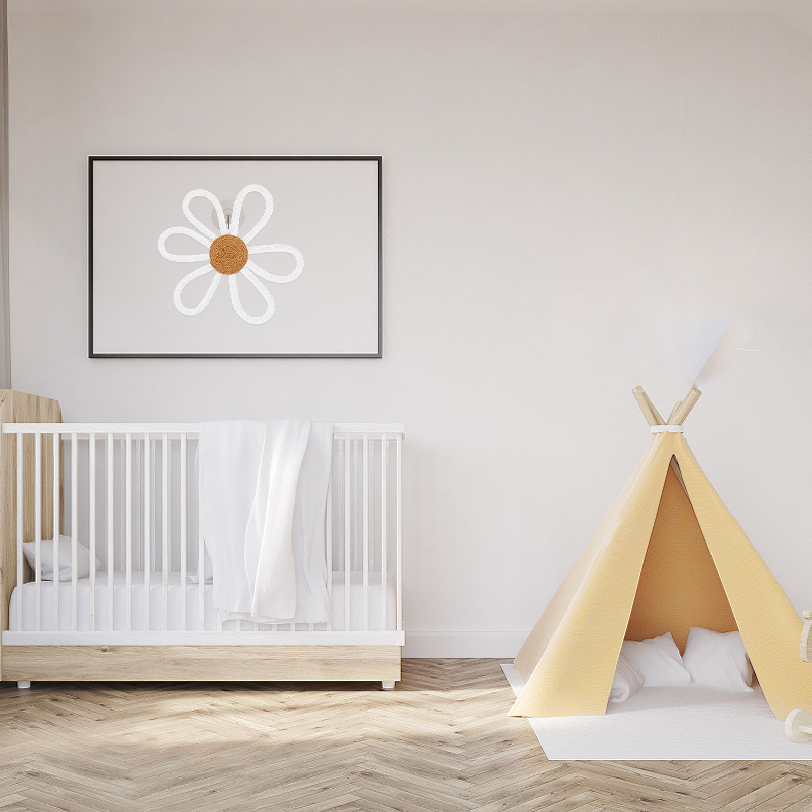 Dokuma Papatya Duvar Dekoru Bo - Art And Craft For Nursery incelemesi ve fiyatı