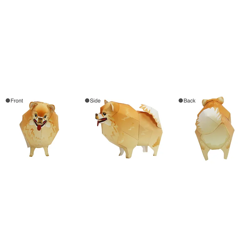 Pomeranian Köpek Katlanır Orig - Art Craft Cardboard incelemesi ve fiyatı