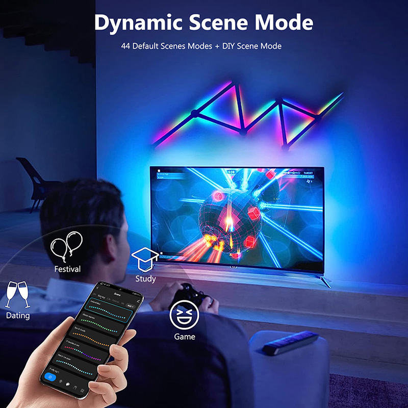 Akıllı RGB Duvar Lambası, Müzi - Art Craft Games incelemesi ve fiyatı
