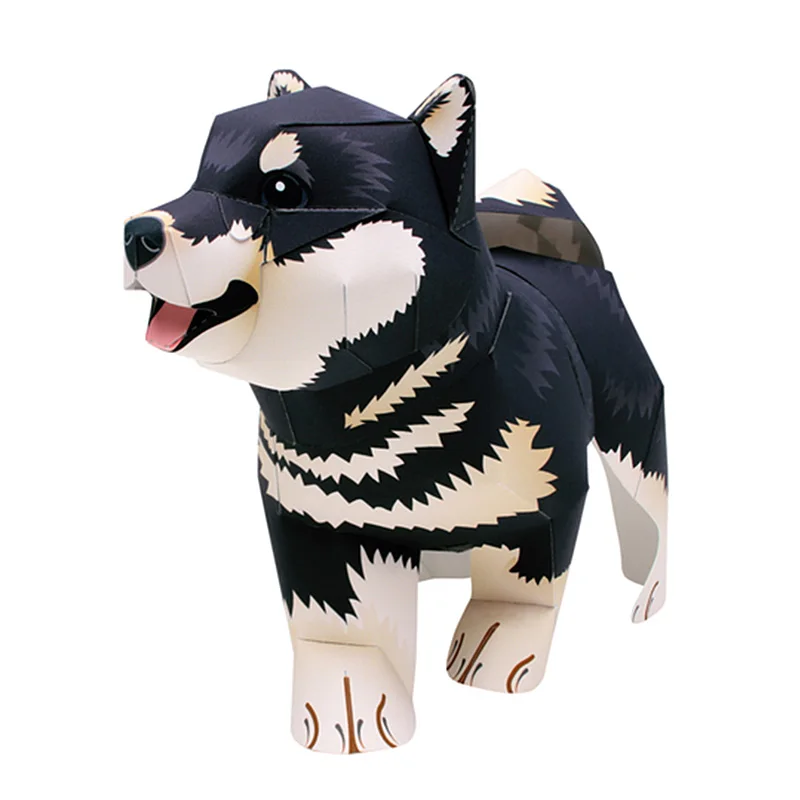 Siyah Shiba Inu Köpek El Yapım - Art Craft Cardboard incelemesi ve fiyatı