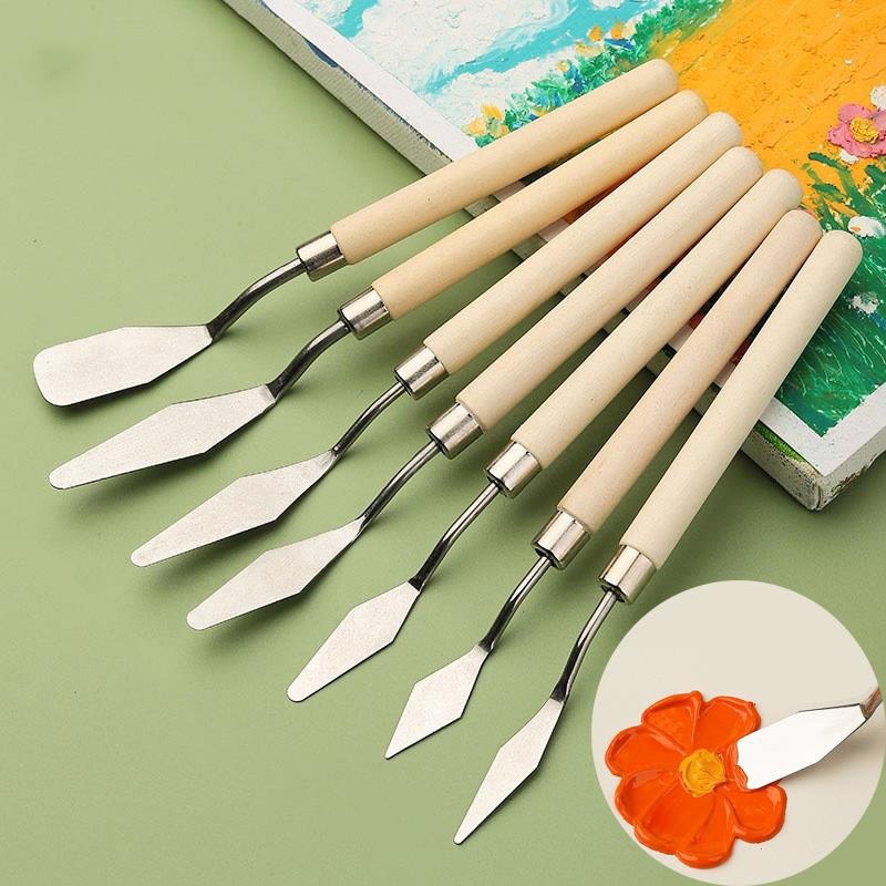 7 adet Paslanmaz Çelik Yağlıbo - Painting Knife Palette incelemesi ve fiyatı