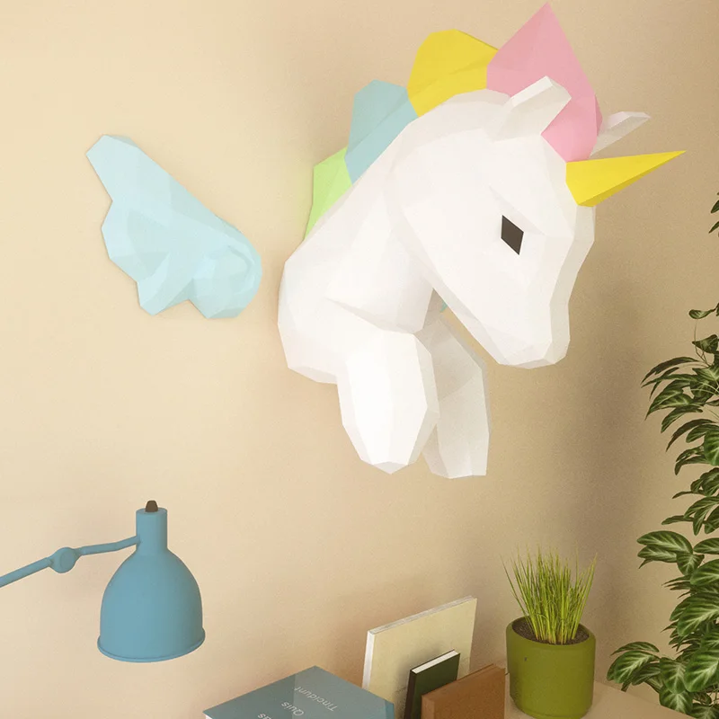 Gökkuşağı ünikorn Hayvan Duvar - Art Craft Cardboard incelemesi ve fiyatı