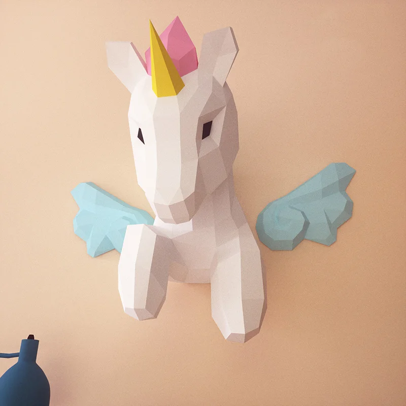Gökkuşağı ünikorn Hayvan Duvar - Art Craft Cardboard incelemesi ve fiyatı