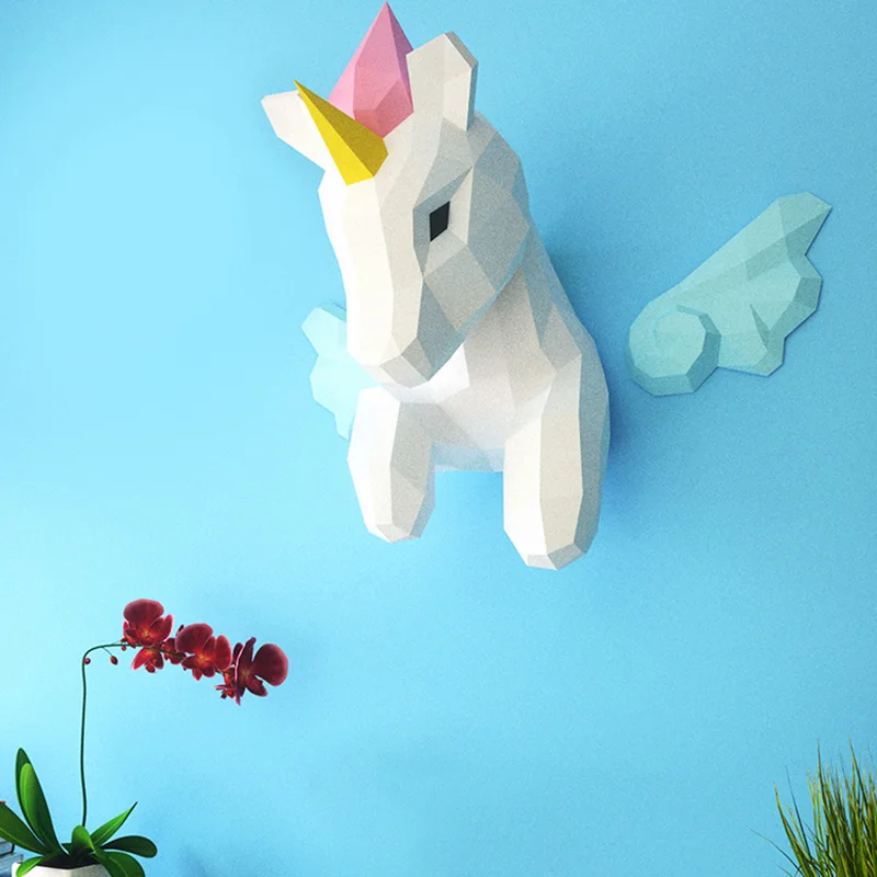 Gökkuşağı ünikorn Hayvan Duvar - Art Craft Cardboard incelemesi ve fiyatı