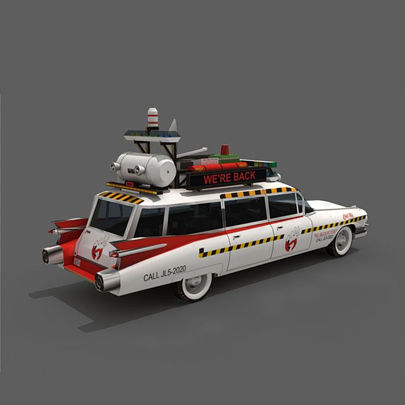 Ghostbusters araba Ecto-1A 1:2 - Art Craft Cardboard incelemesi ve fiyatı