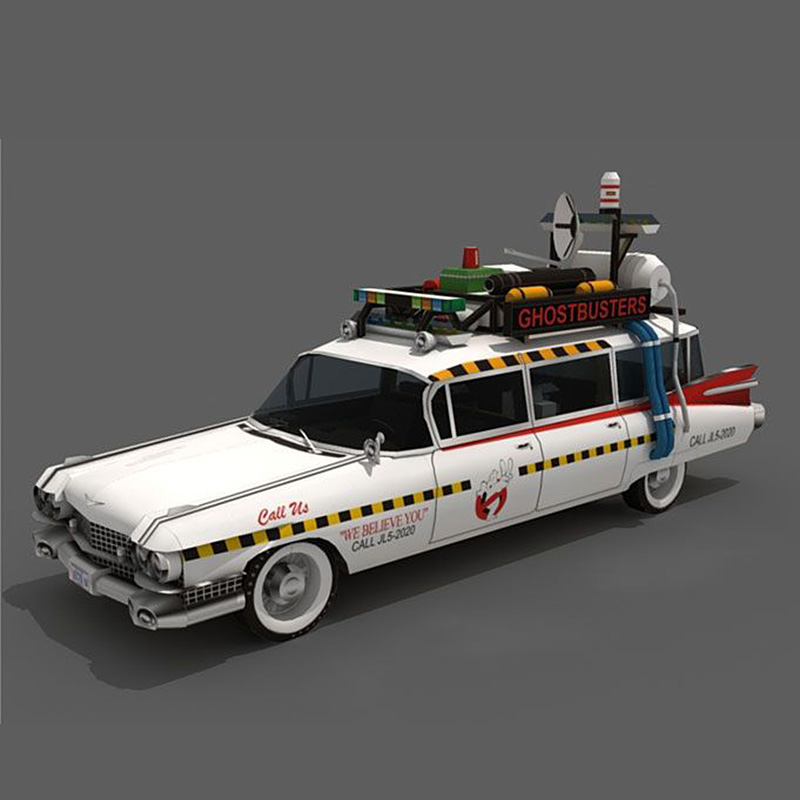 Ghostbusters araba Ecto-1A 1:2 - Art Craft Cardboard incelemesi ve fiyatı