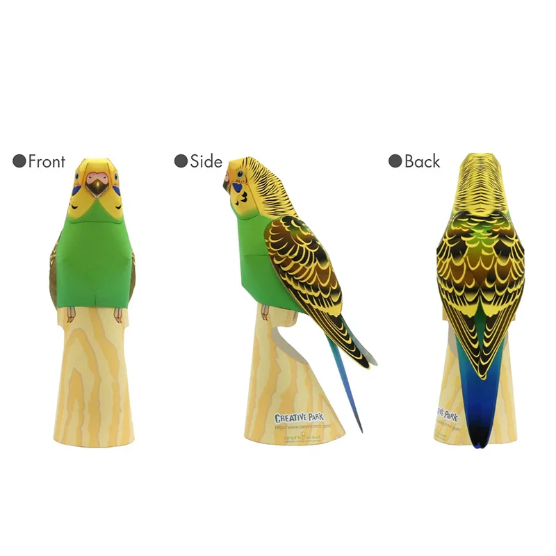 Muhabbet kuşu Papağan Kuş El Y - Art Craft Cardboard incelemesi ve fiyatı