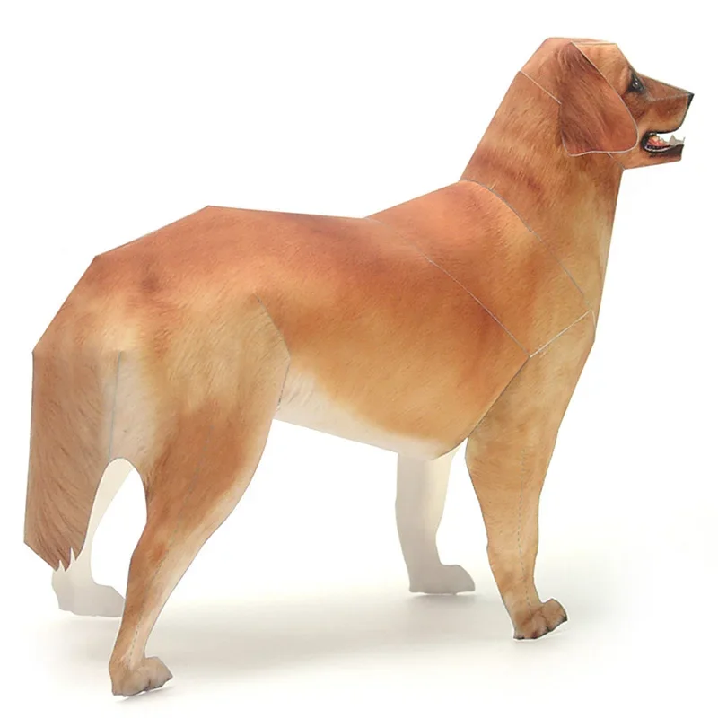 Golden Retriever Köpek Kağıt M - Art Craft Cardboard incelemesi ve fiyatı