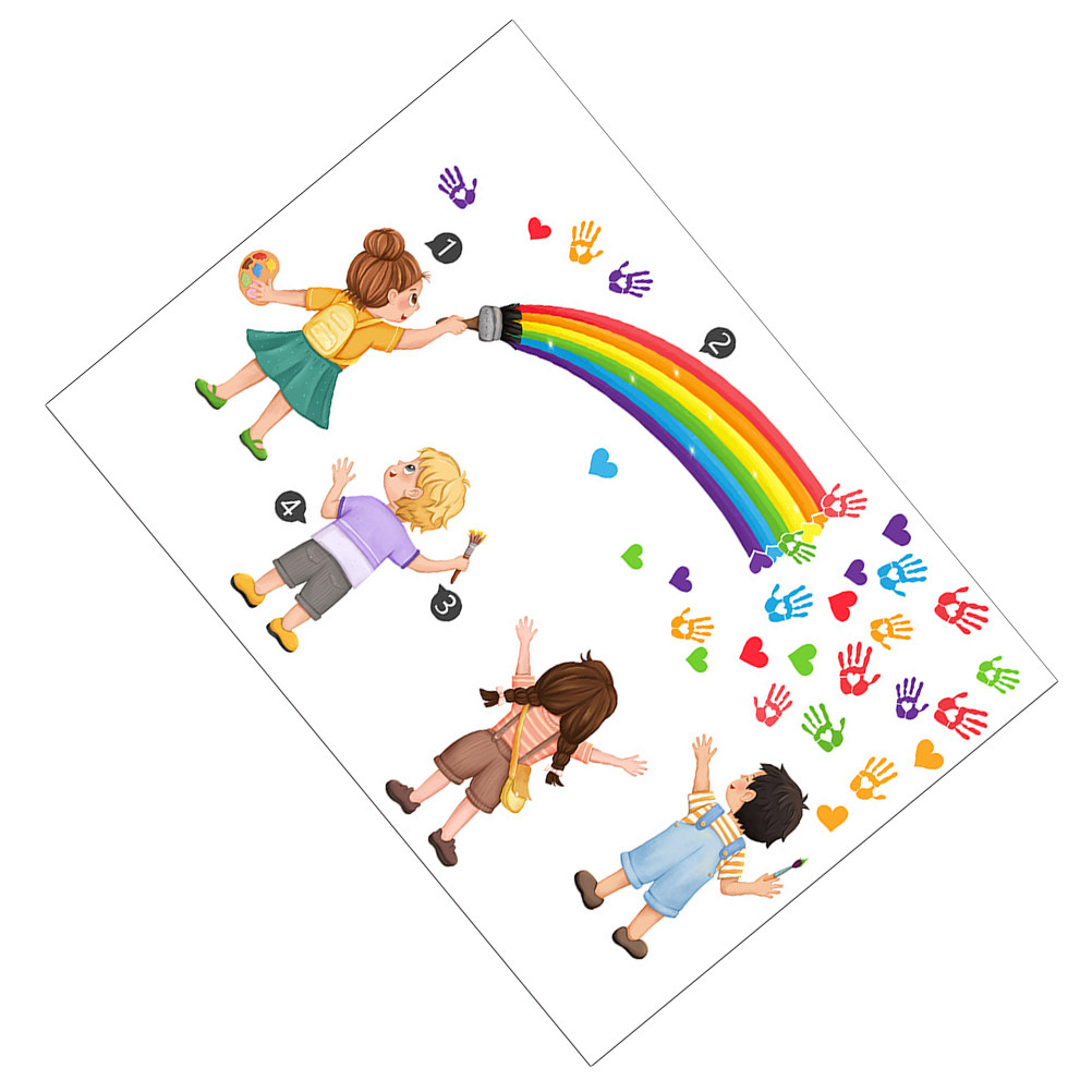 Kendin Yap Gökkuşağı Duvar Dek - Art And Craft For Nursery incelemesi ve fiyatı