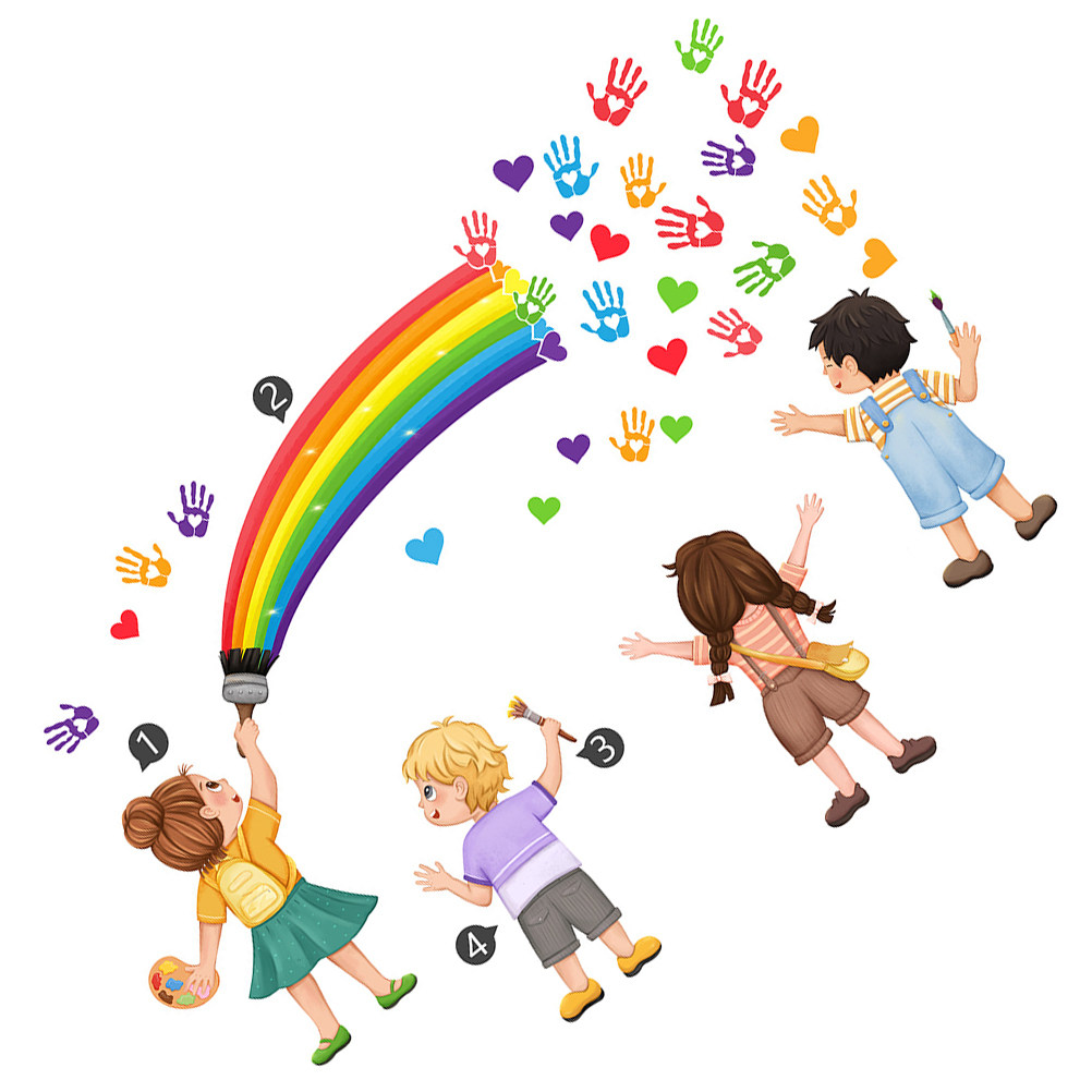 Kendin Yap Gökkuşağı Duvar Dek - Art And Craft For Nursery incelemesi ve fiyatı
